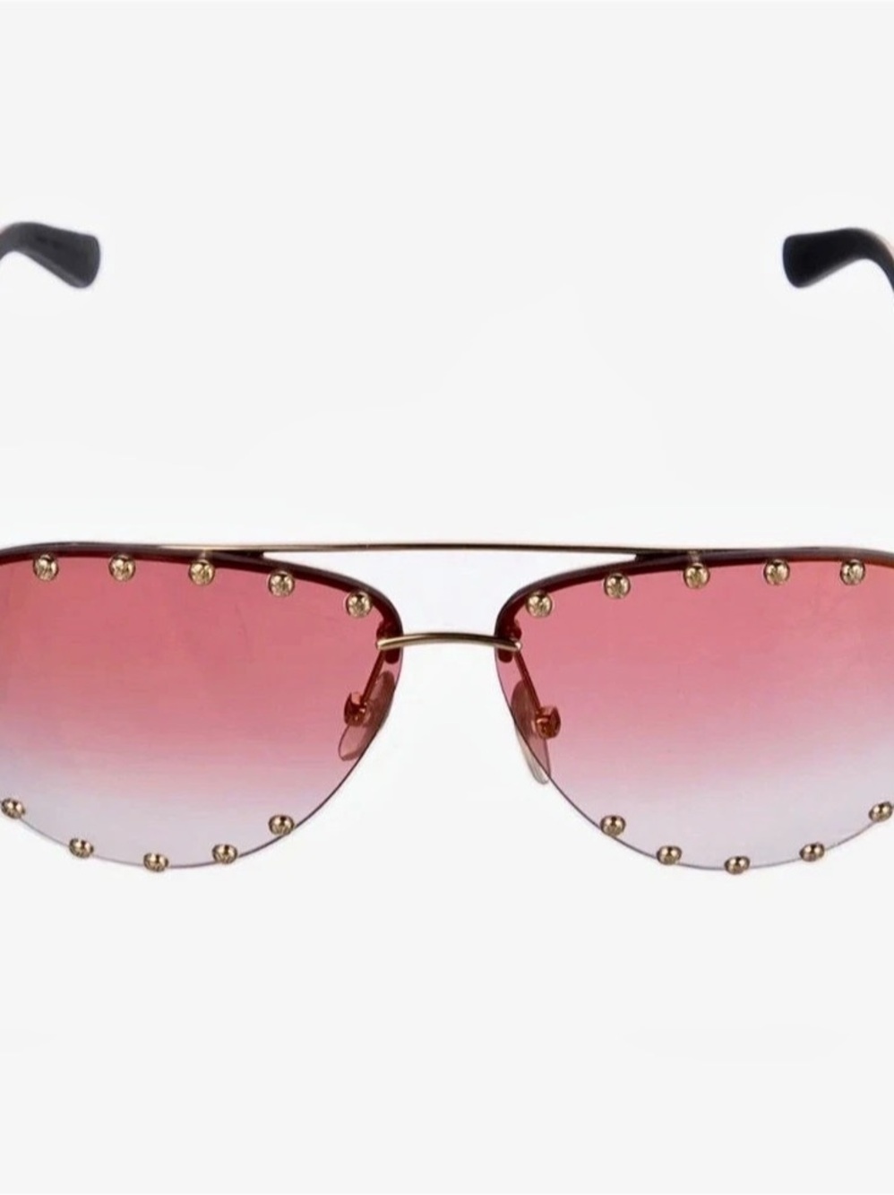 Louis Vuitton The Party Aviator Sunglasses Pink & Gold
